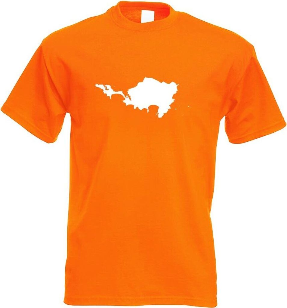 Kiwistar - T-Shirt - orange - Niederlande - Sint Maarten Herren Funshirt Bedruckt Design Sprüche Spruch Motive - mit Motiv Bedruckt - Funshirt Des...
