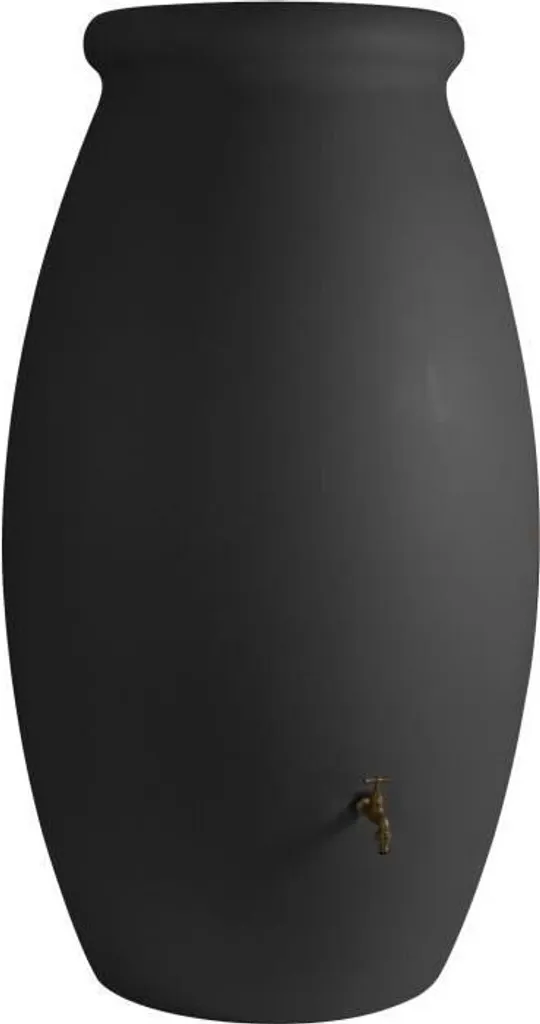 Stocker 1000 L d'eau de pluie avec le collecteur BELLI gris anthracite