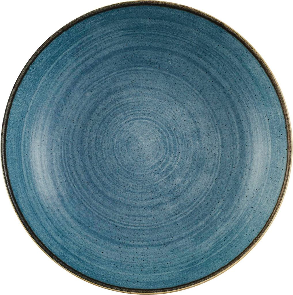 Churchill Stonecast Raw Evolve Coupe-Schüsseln, Blaugrün, 248 mm (12 Stück)