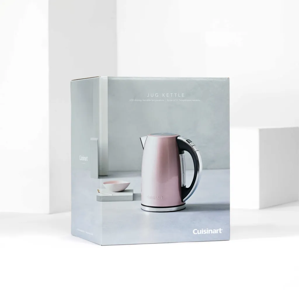 Bouilloire Inox Cuisinart CPK17PIE Rose 1,7 Litre à Chauffe Rapide 3000W