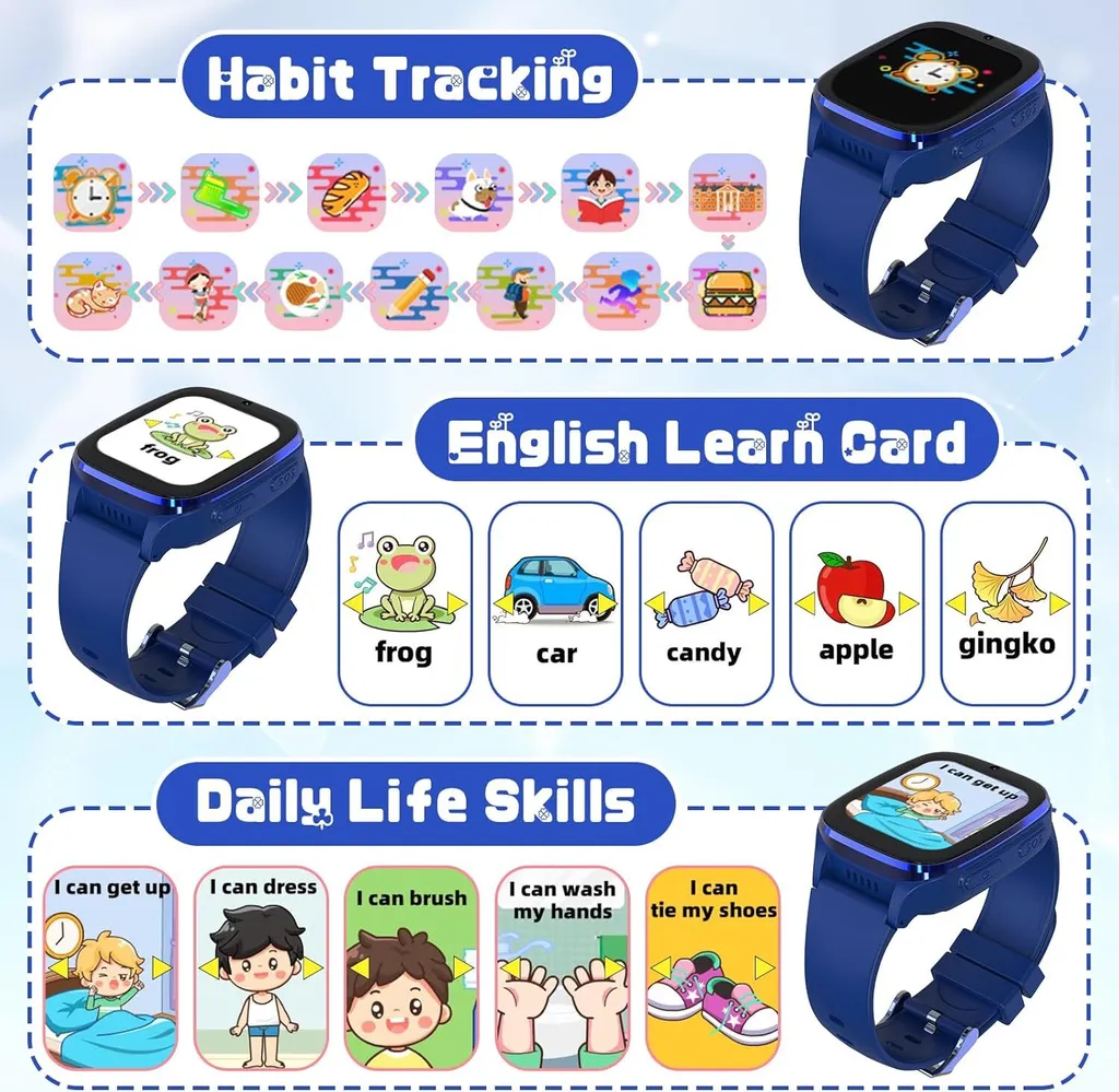 Smartwatch Bambini 4G LTE: Videochiamate e SOS per Piccoli Esploratori - 5