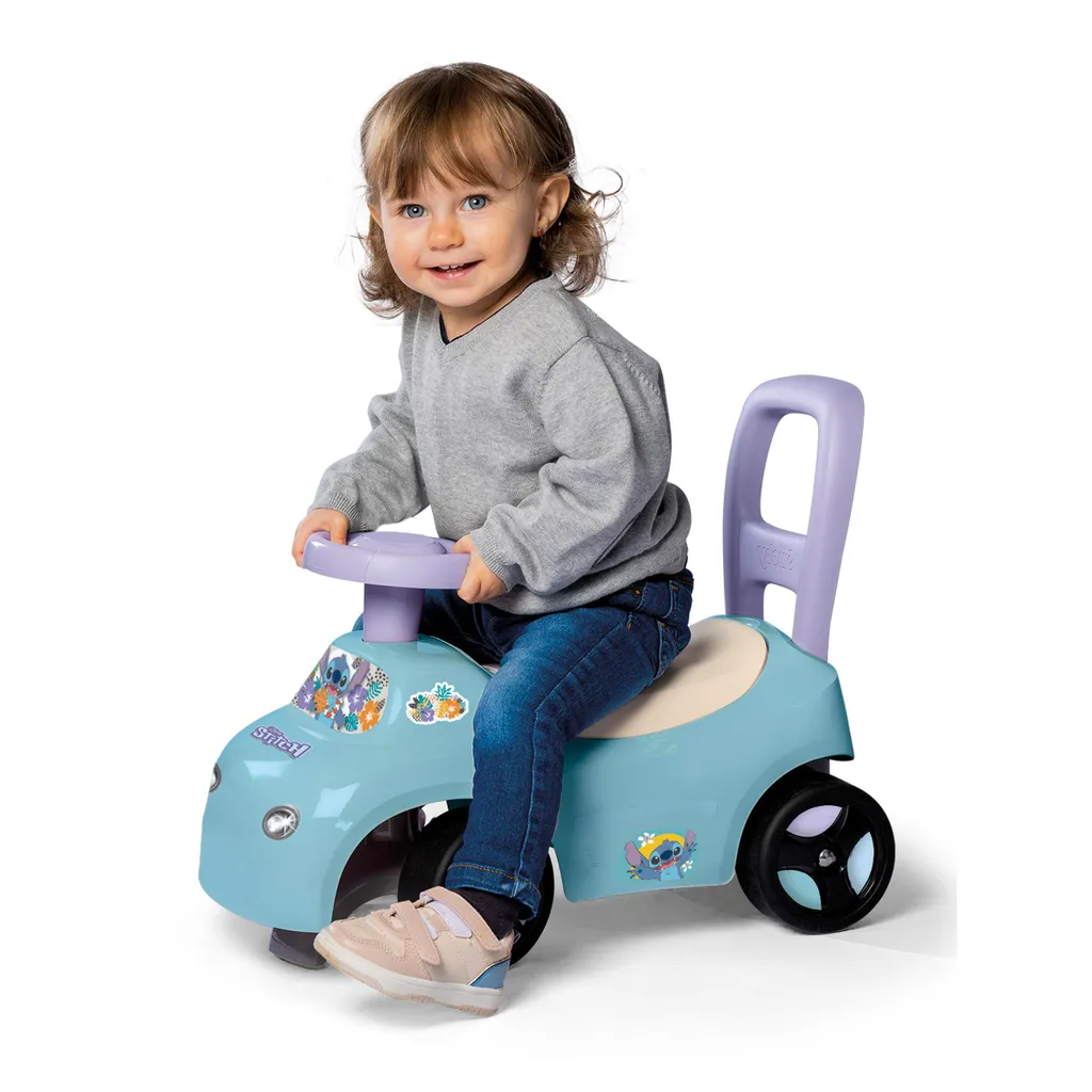 Smoby Stitch Trotteur 2-en-1 - Véhicule Stable Dès 10 Mois