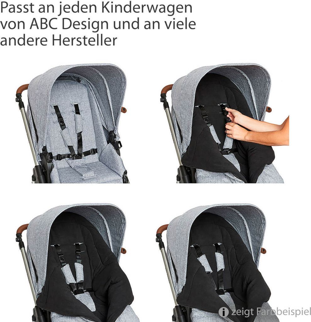 ABC Design Winter-Fußsack für Kinderwagen - Fashion Edition Produktbild 7