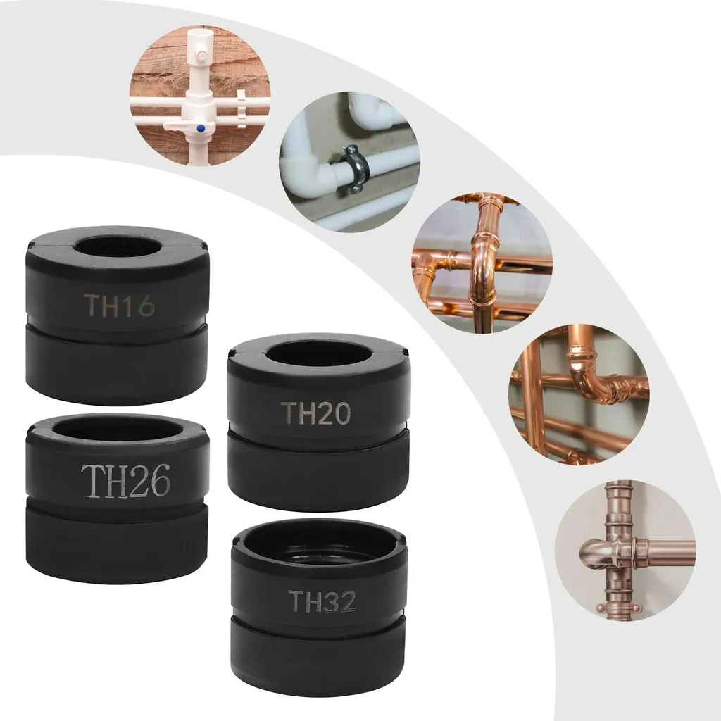 Matrices de sertissage TH16 à TH32 en acier trempé pour tubes et raccords