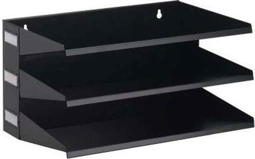 Solution tri sélectif bureau : Station DURABLE 3 bacs noire Business