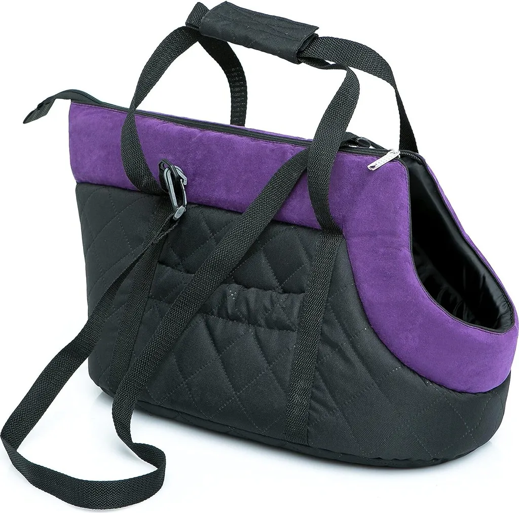 Borsa Trasportino Doggy L per Cani e Gatti | Comfort Soft da Passeggio
