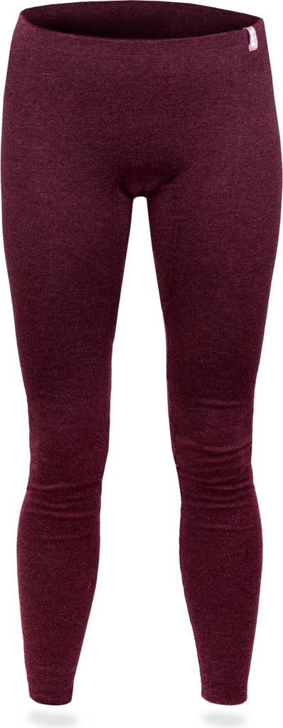 SES Thermounterhose Damen lang 50 Bordeaux aus 75% Baumwolle & 25% Polyester/atmungsaktive Lange Unterhosen Damen/Thermounterwäsche Damen für Wä...