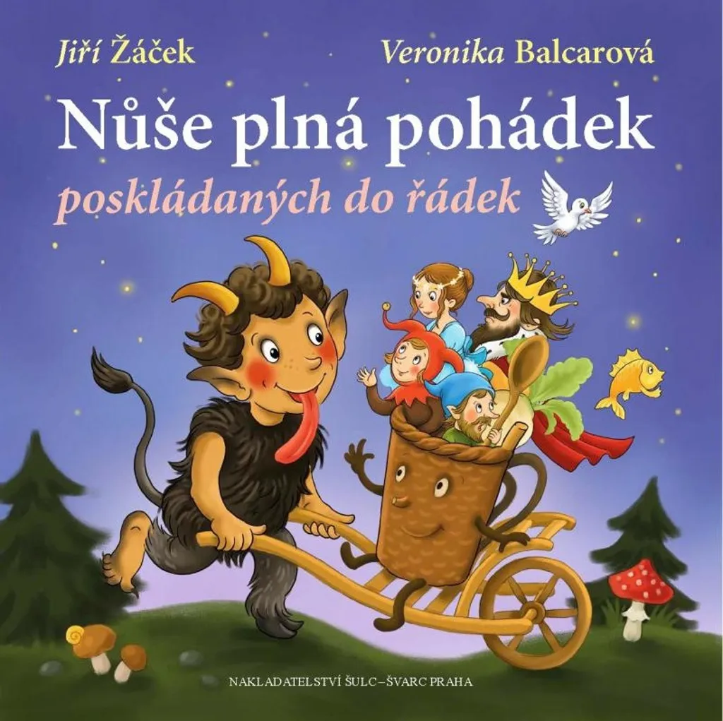 Livre de contes poétiques Jiří Žáček avec illustrations en couleurs