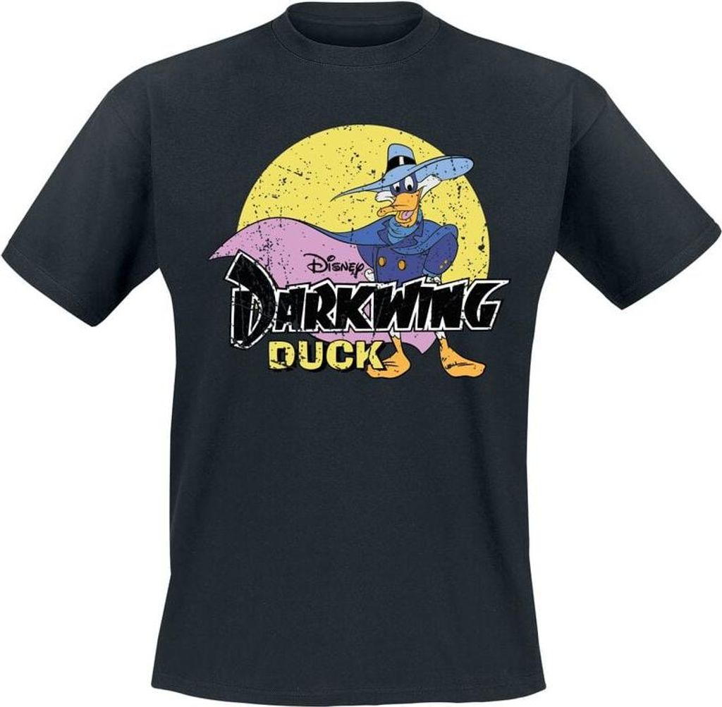 Darkwing Duck - Der Schrecken der Bösewichte T-Shirt Herren Pose schwarz XXL