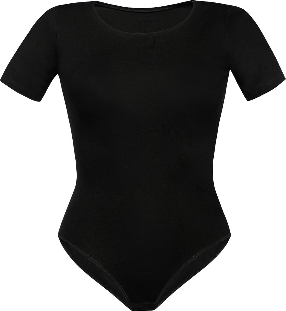 Teyli Bodysuit für Frauen mit kurzen Ärmeln Shirty Female 2403 schwarz L