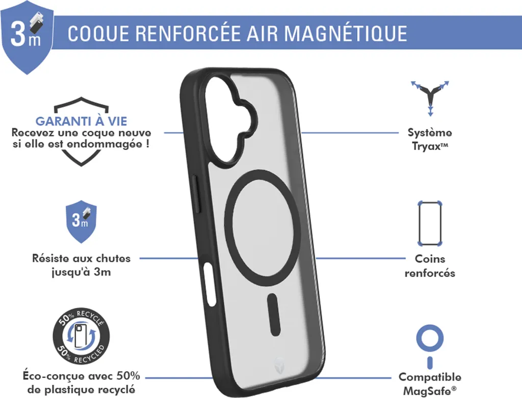 Force Case Air Frost iPhone 16 Custodia Protettiva MagSafe - 2