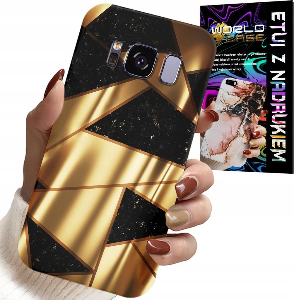 Gehäuse Für Samsung Galaxy S8 - Gold Elegantes Design + Hydrofolie