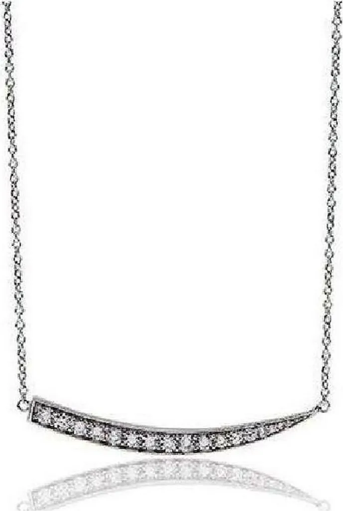 Chaîne élégante Sif Jakobs SJ-C1012-CZ pour femme, argent et Zirconia