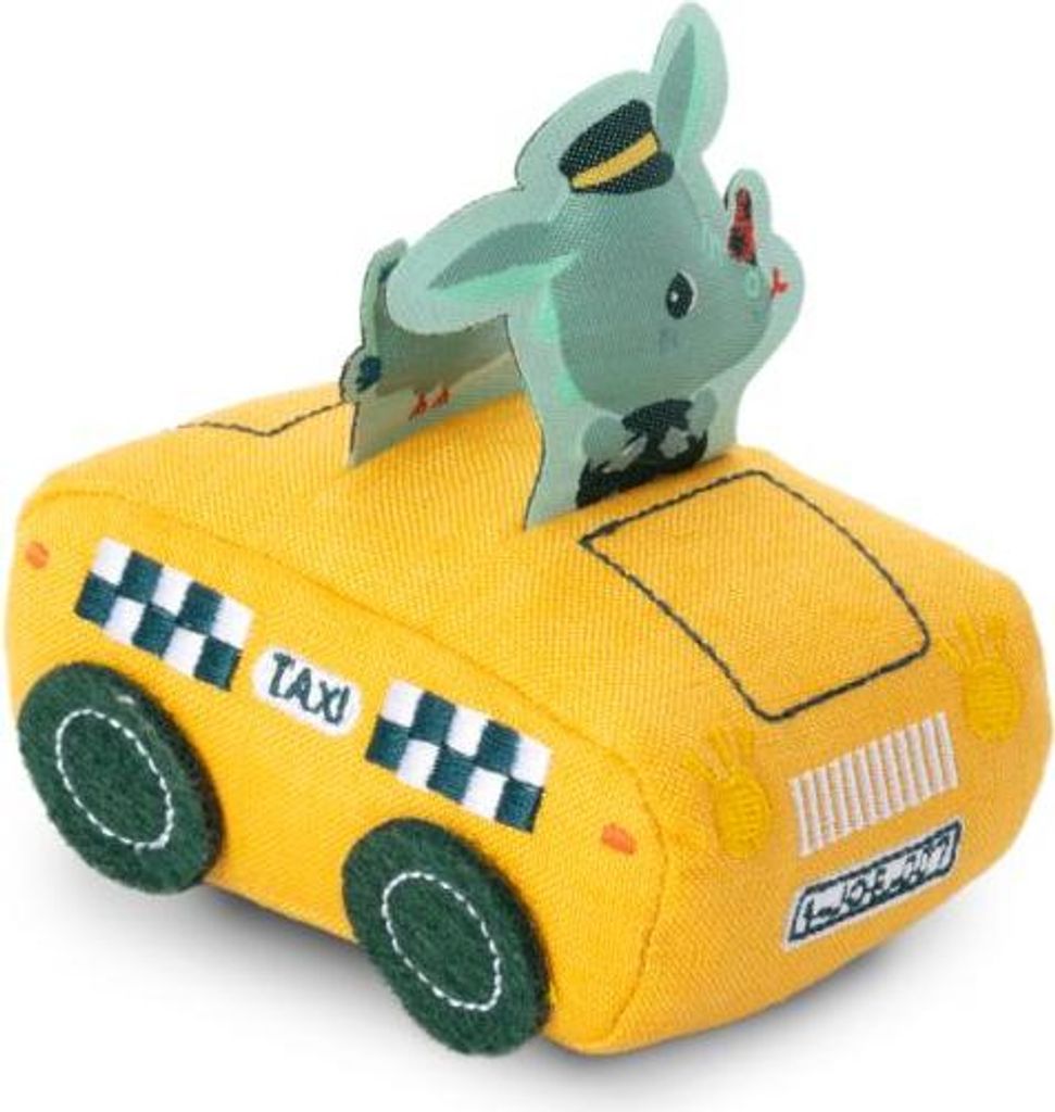 Lilliputiens Auto Joe - weiches Pullback-Spielzeugauto für Kleinkinder