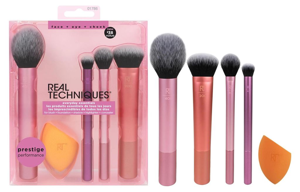 Real Techniques Everyday Essentials Set, Makeup-Bürstenset, Produktbild 
