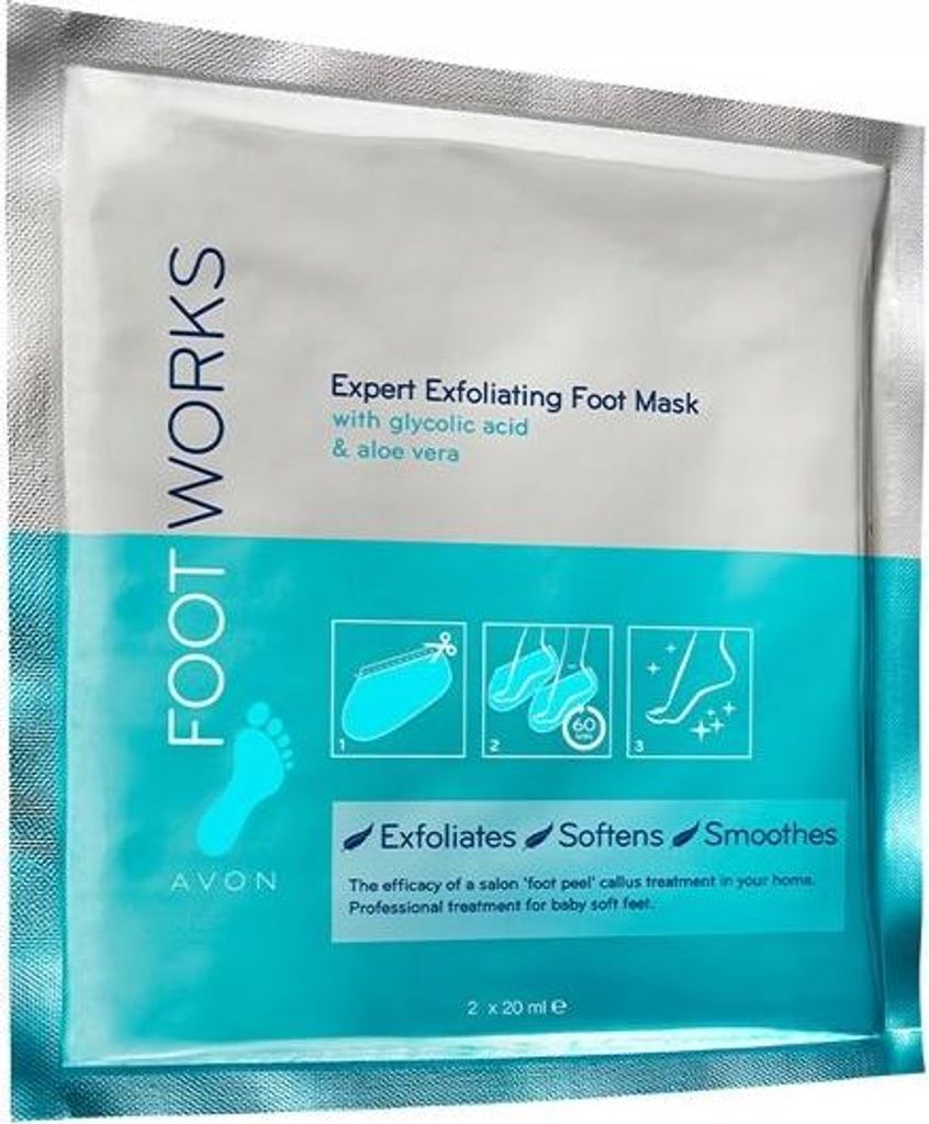 AVON Peeling-Socken mit Glykolsäure und Aloe