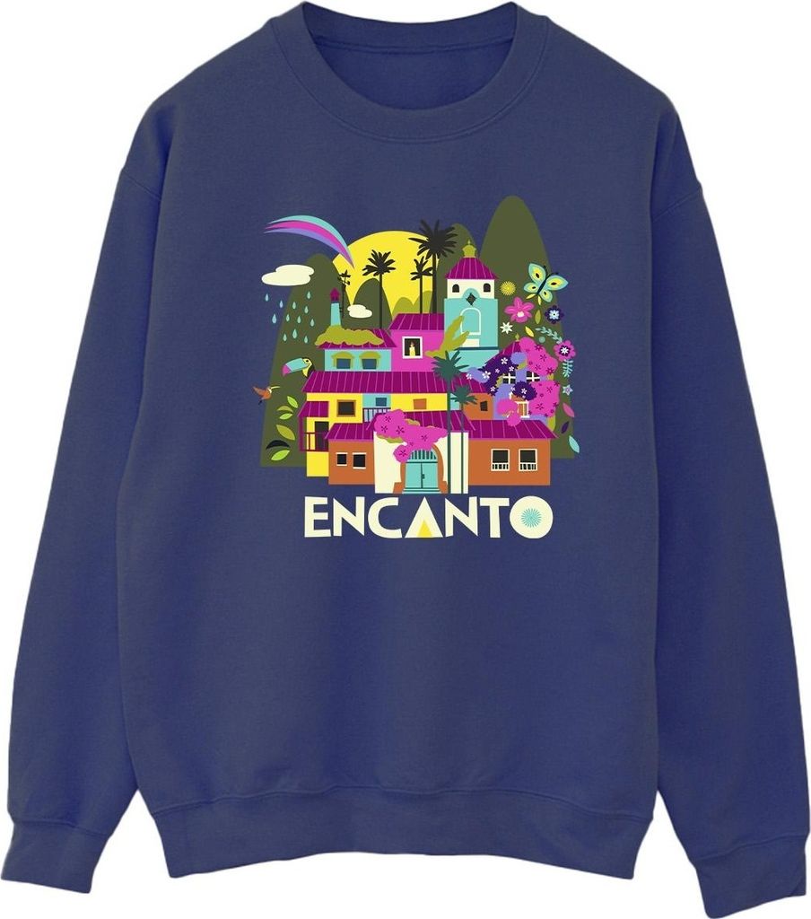Disney - "Encanto Many Houses" Sweatshirt für Herren BI22620 (XXL) (Marineblau)
