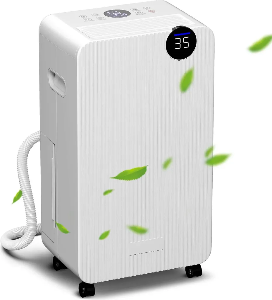 Déshumidificateur pour Chambre et Salon 12-25 m² - Programmable 24h