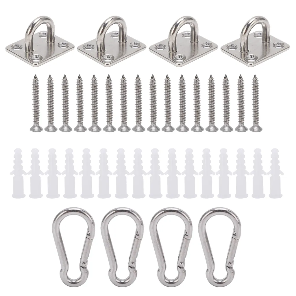 Kit Appendere Amaca e Poltrona Sospesa | Ganci Altalena Silenziosi 450kg - 4