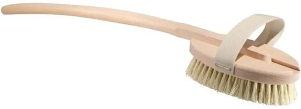 Brosse corps 47 cm extra douce - Manche ergonomique pour peau sensible