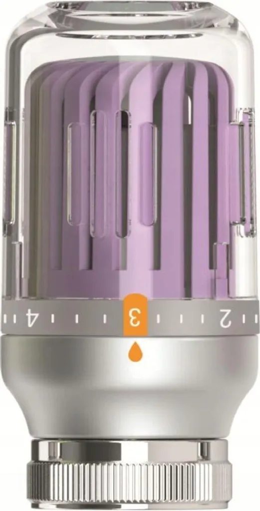 Dettagli di Lusso: Testa Termostatica Cristallo Grigio-Viola M30x1,5