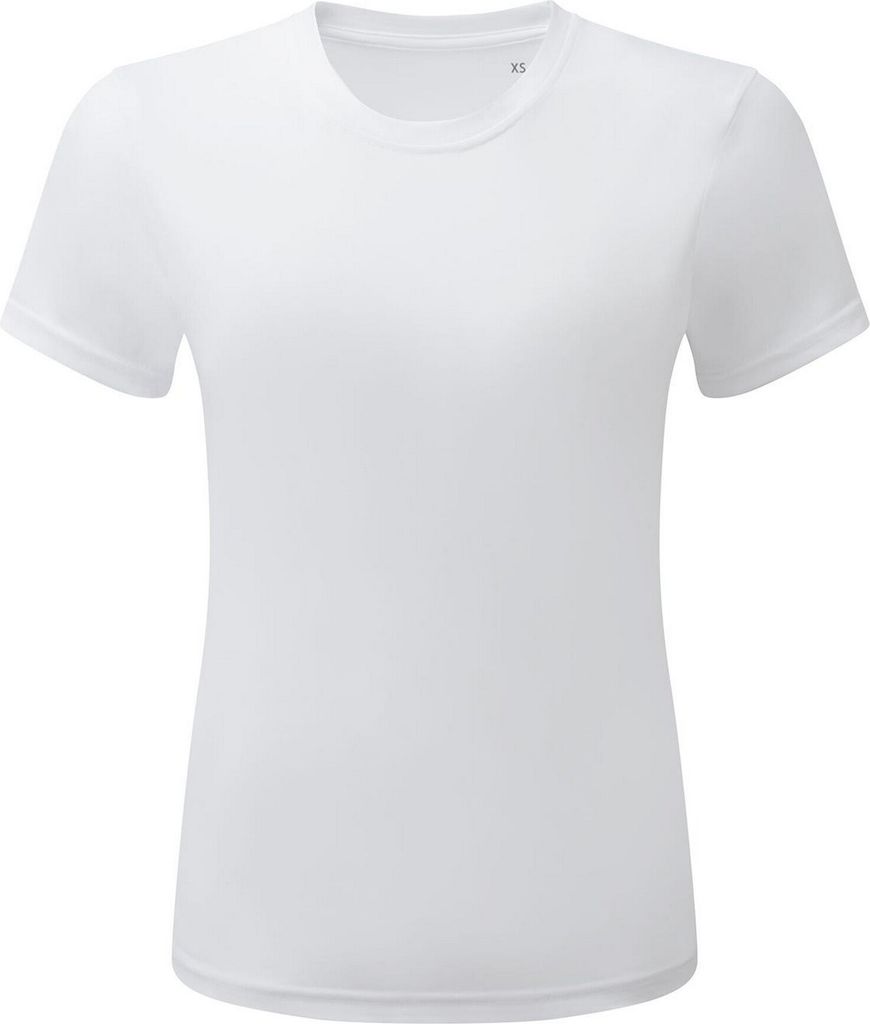 TriDri - T-Shirt recyceltes Material für Damen - Aktiv RW8281 (L) (Weiß)