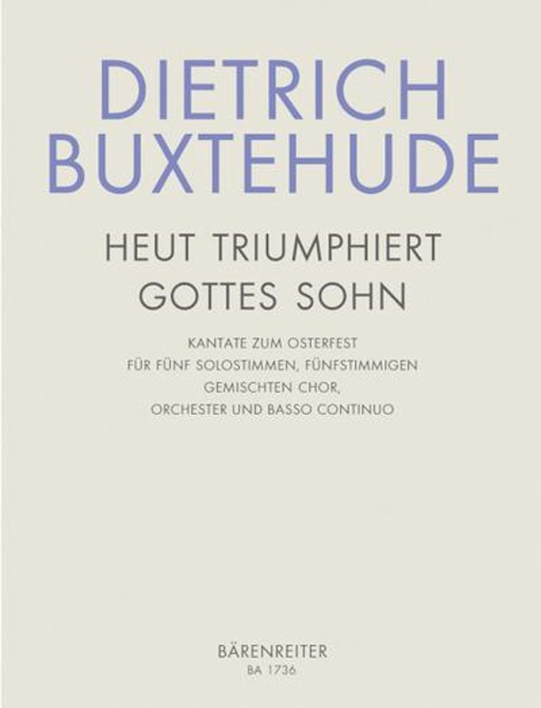 Heut triumphieret Gottes Sohnfür Soli (SSATB), gem Chor (SSATB),