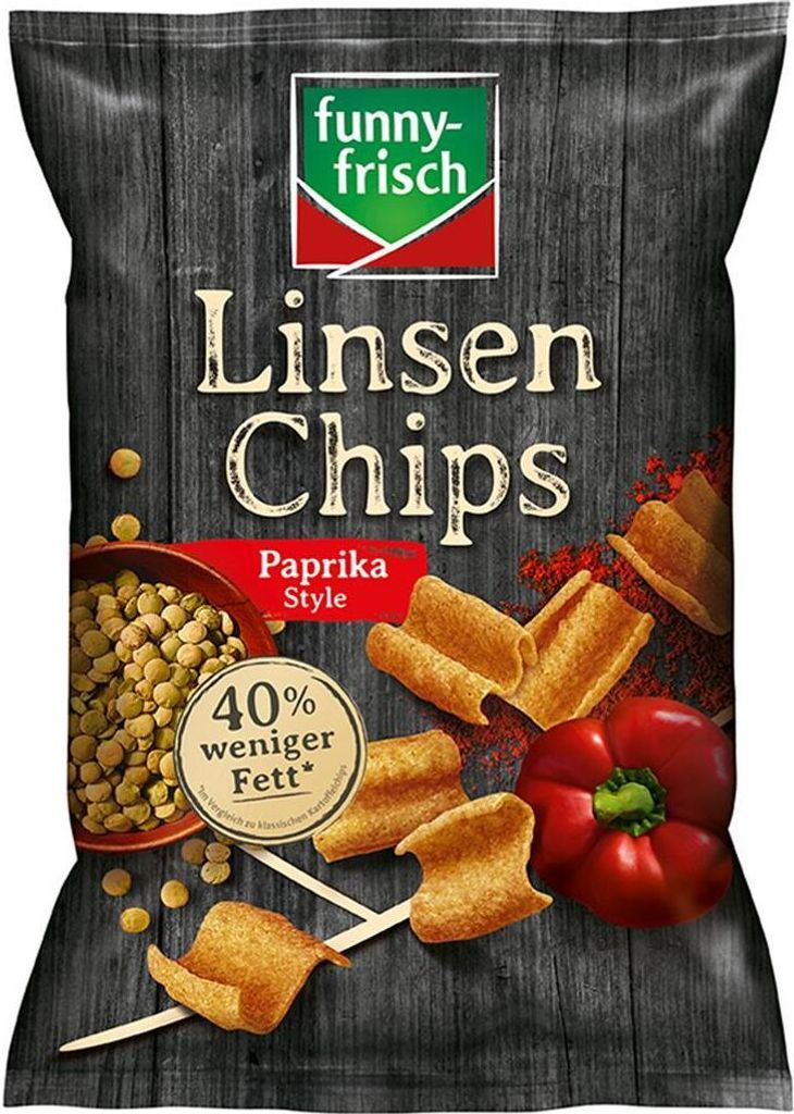 funny-frisch Linsen Chips Paprika Immagine del prodotto 