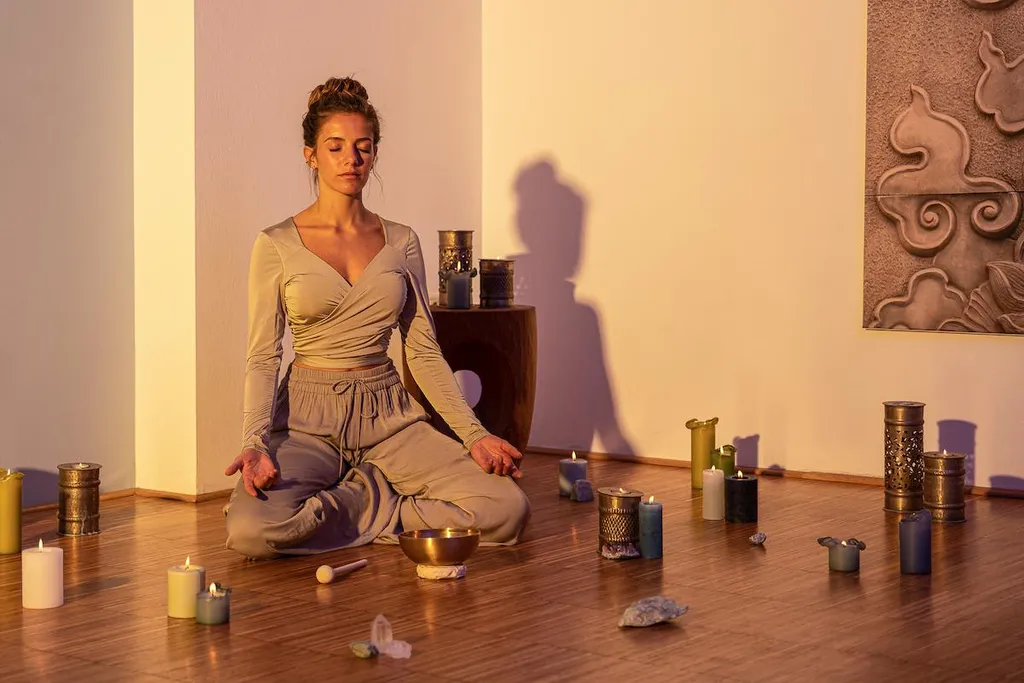 Maillet de yoga MEINL SB-M-ST-S pour méditation et relaxation profonde