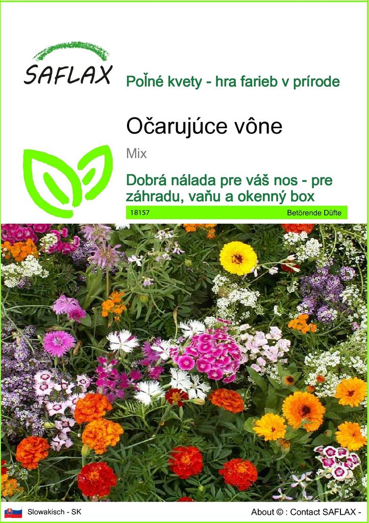 SAFLAX - Očarujúce vône - Mix - 1000 Semená Obrázok produktu 