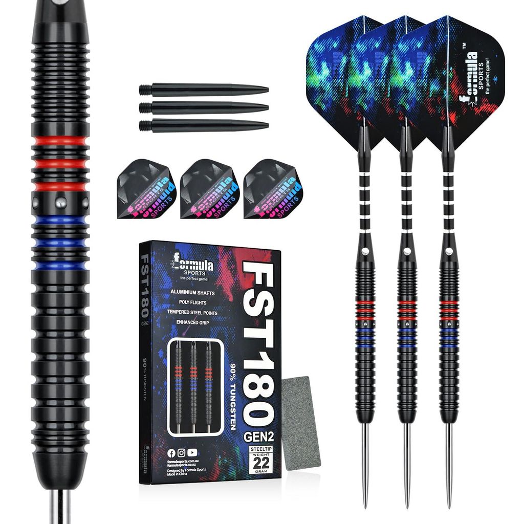 90% Wolfram Steeldart Set – Profi Darts Mit Metallspitzen 21g Aluminium Schäfte Tungsten Barrels Ersatzflights Schärfer Transportbox