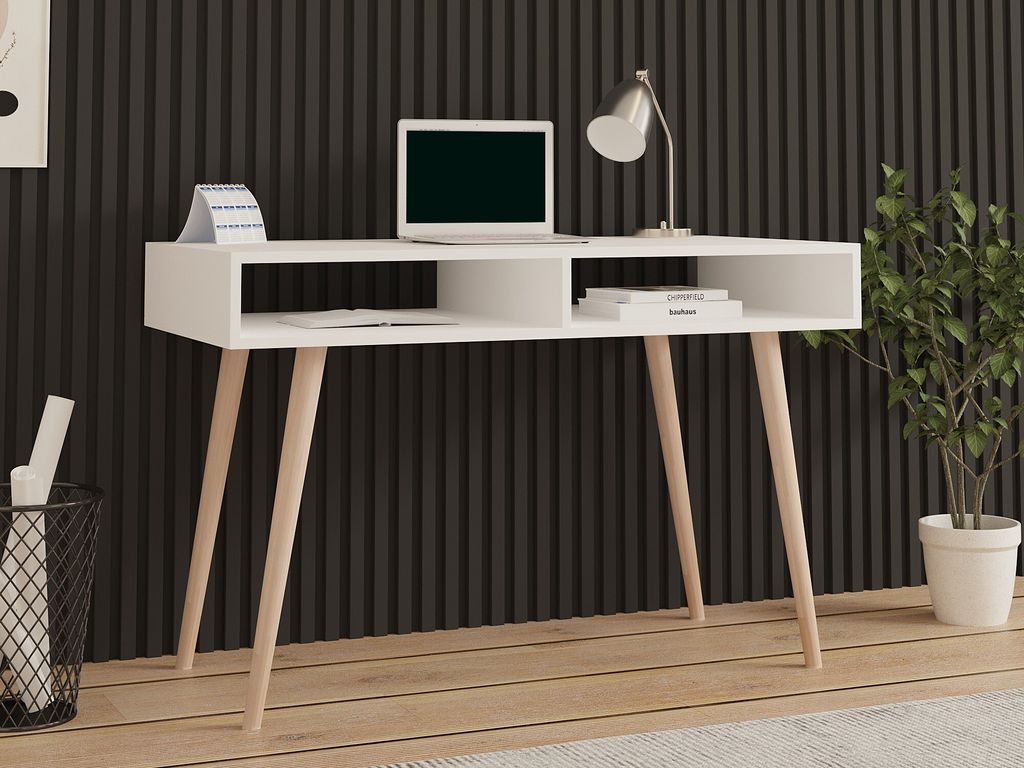 Skye Decor, Cisto - White, Schreibtische, Weiß, 120 x 74,8 x 60 cm
