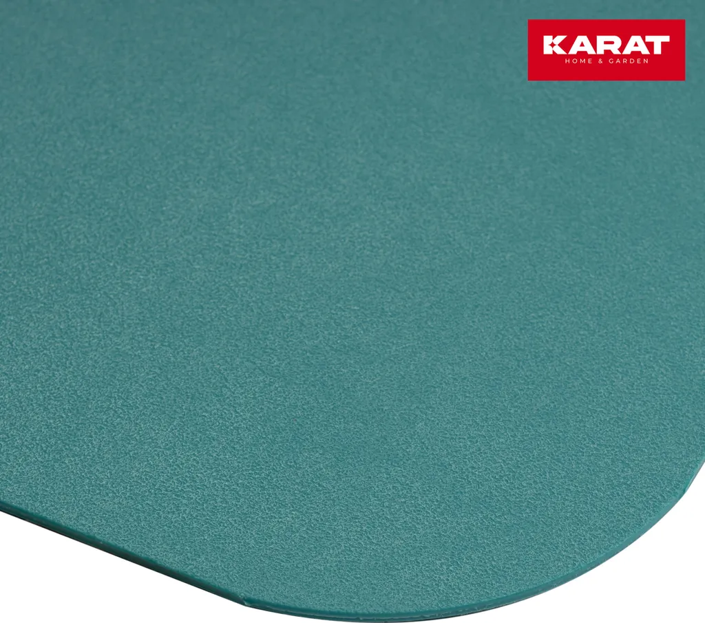 Tappetino di protezione per pavimenti duri colorato sottotappeto per sedie da ufficio turchese 114x150 cm - 3