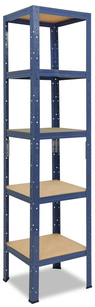 shelfplaza HOME 180x30x30 cm Étagère charges lourde en bleu Image du produit 