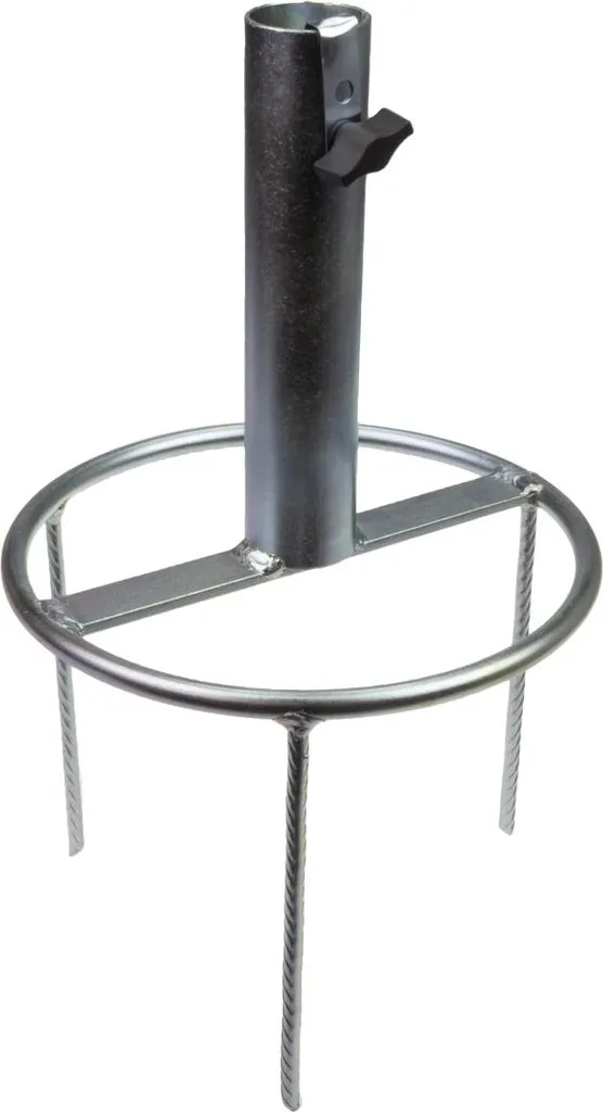 Support Parasol Anti-vent Stubai Bouton de Gazon pour Fixation Facile