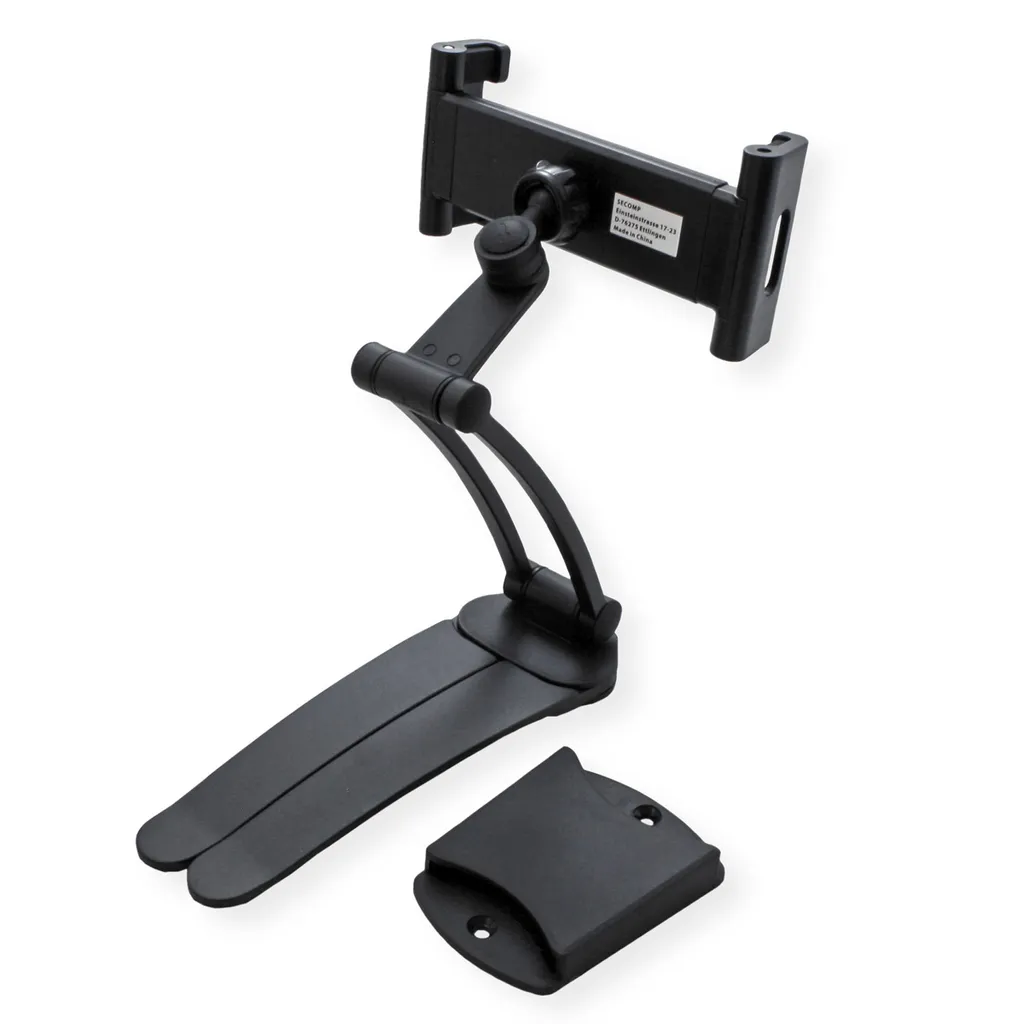 Value 17.99.1192 Support Tablette en Acier Noir - Design Ergonomique - 2