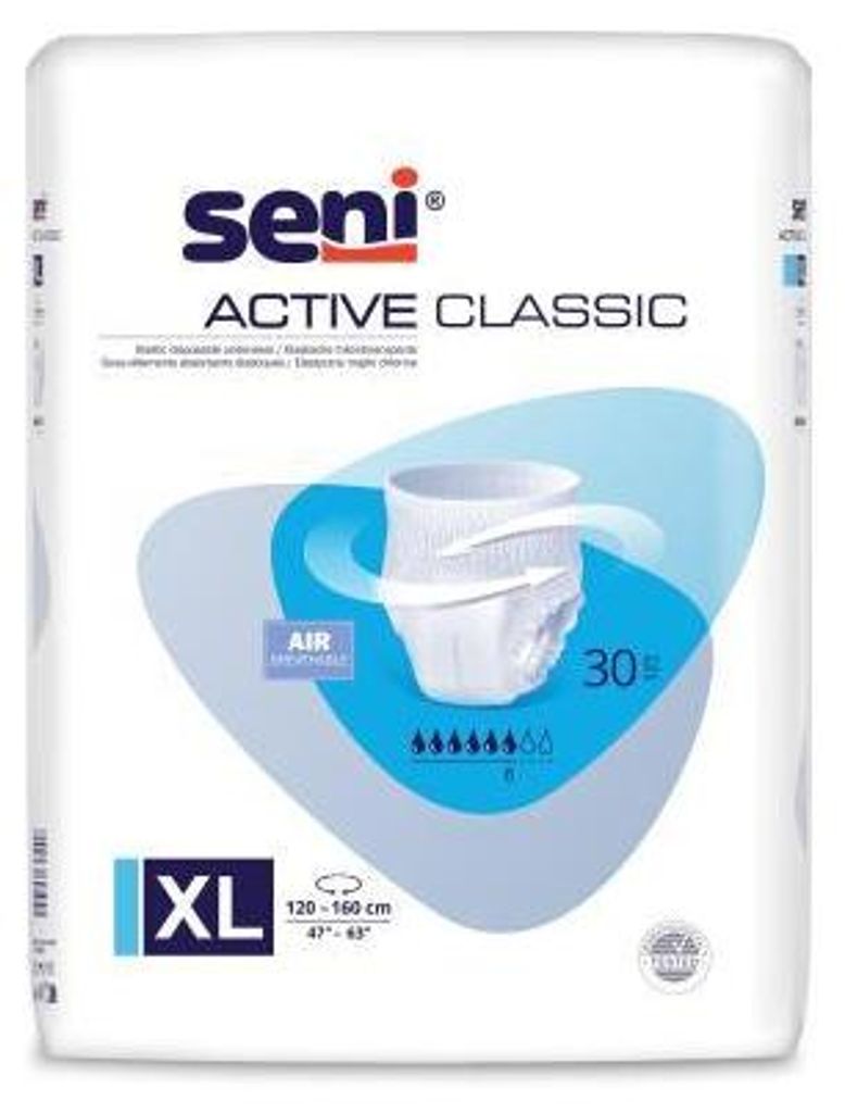 Seni Active Classic Pantaloni per incontinenza XL 3X30 pz Immagine del prodotto 
