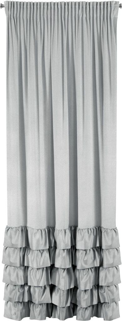 EUROFIRANY | Tenda - 140x270 cm - Argento - Elegante - Immagine del prodotto 