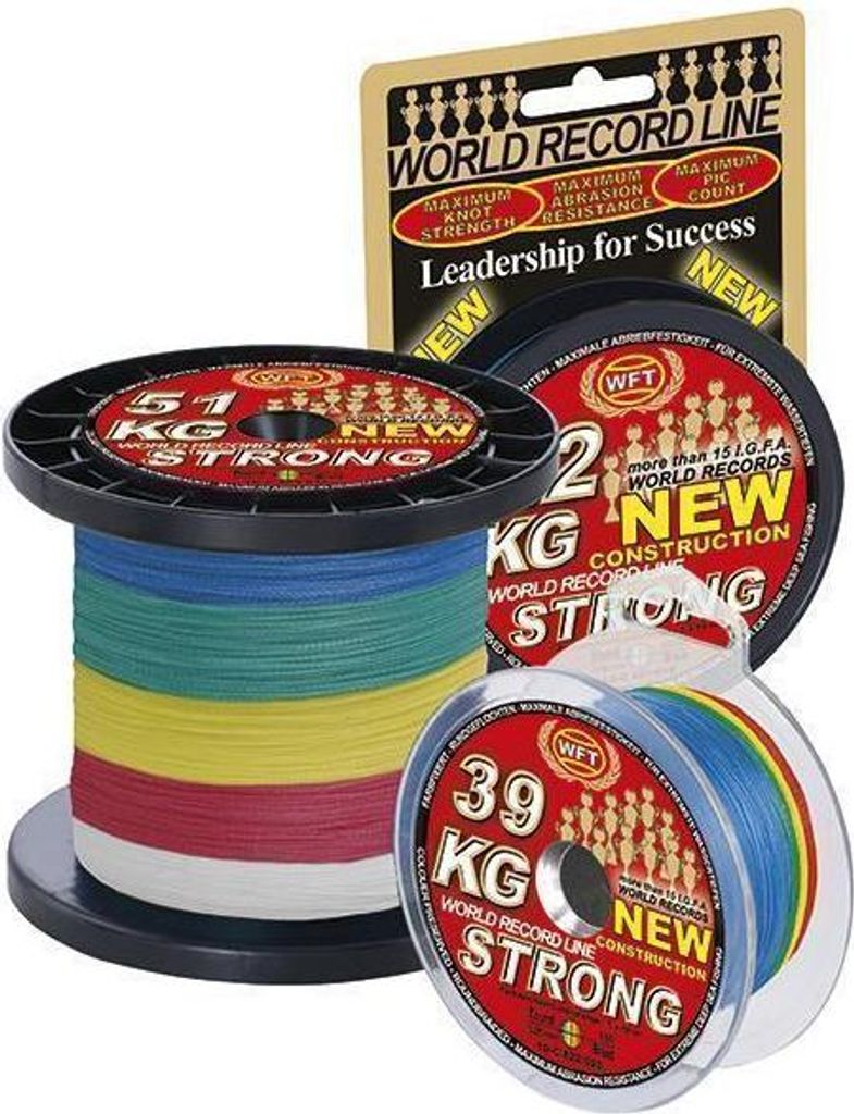 WFT Angelschnur KG Strong Multicolor (250 m, 0,64)