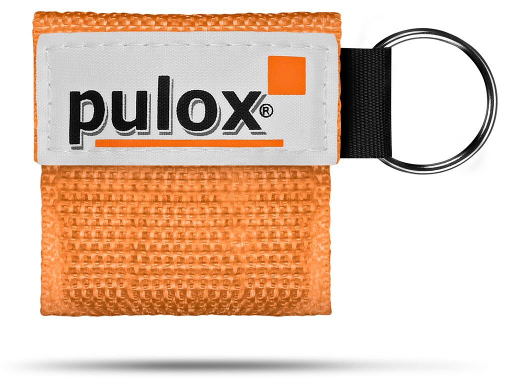 Pulox "RESPI-Key" Schlüsselanhänger Beatmungsmaske Orange Produktbild 