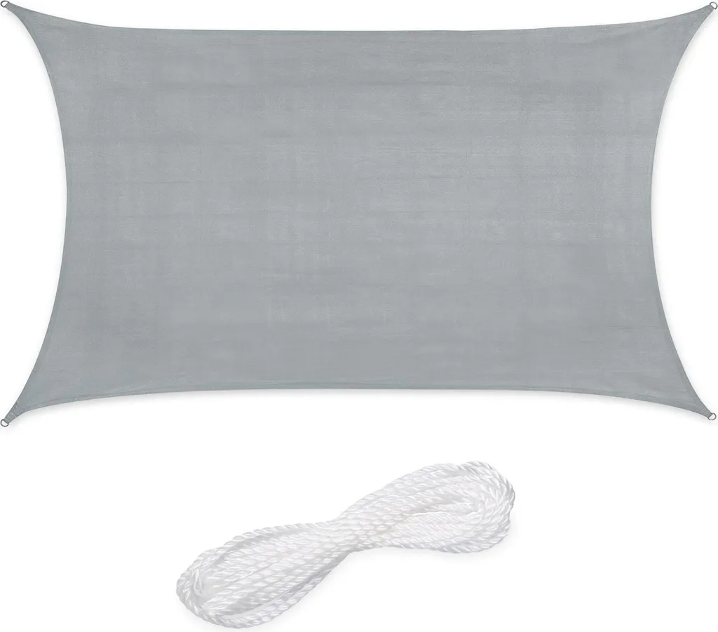 Store rectangulaire en PEHD haute densité pour protection solaire extérieure