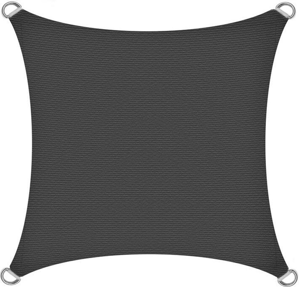 Sonnenschutzsegel Schattenspender Sonnensegel 4 x 4 m HDPE Produktbild 