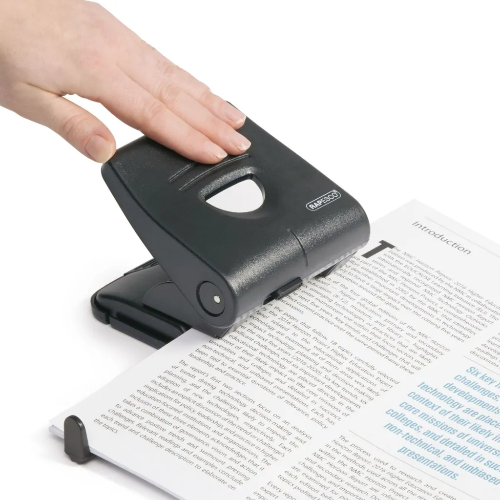 Punzonatrice Rapesco 827-P Pack da 12 - Alta Precisione per Archiviazione
