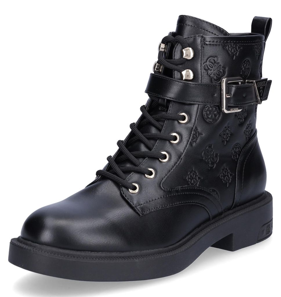 Guess Damen Schnürboot Fellini schwarz Produktbild 