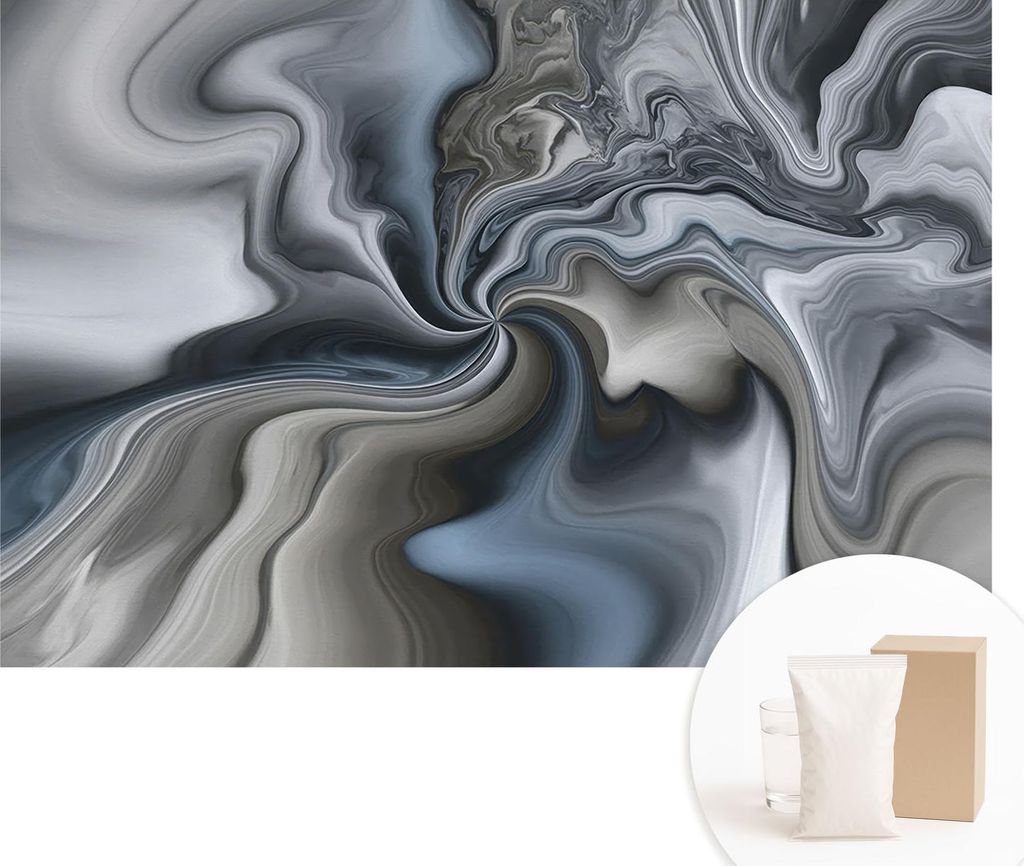 Fototapete - Wandbilder für Wohnzimmer - 104x70 cm - Dekorative Wandfolie - Modernes Design für Wanddekoration - Tapeten für Innenräume - Wirbe...