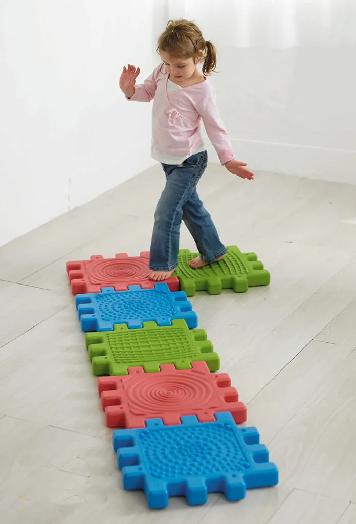 Ensemble de construction tactile We-Block pour éveil en maternelle