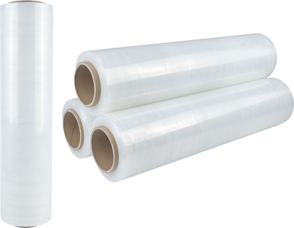 2 Rollen - Stretchfolie 500mm x 150m 23my - Palettenfolie, Verpackungsfolie, Umzugsfolie für sicheren Transport - reißfest, flexibel, transparent...