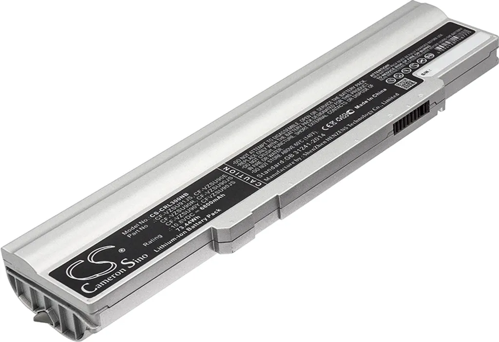 Batteria TECHTEK per Panasonic CF-LX3 LX3DDABR | Upgrade 6800mAh