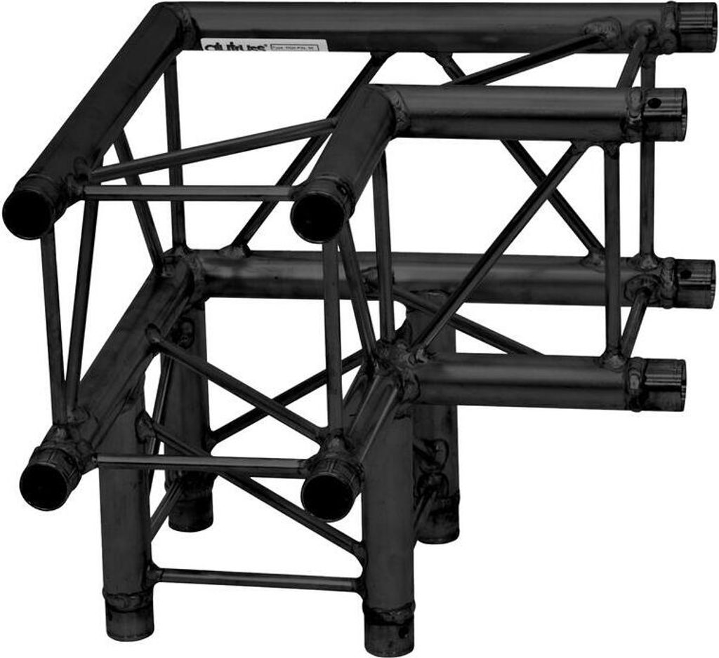 ALUTRUSS DECOLOCK DQ4-SPAL30 3-Weg Ecke 90° sw Produktbild 