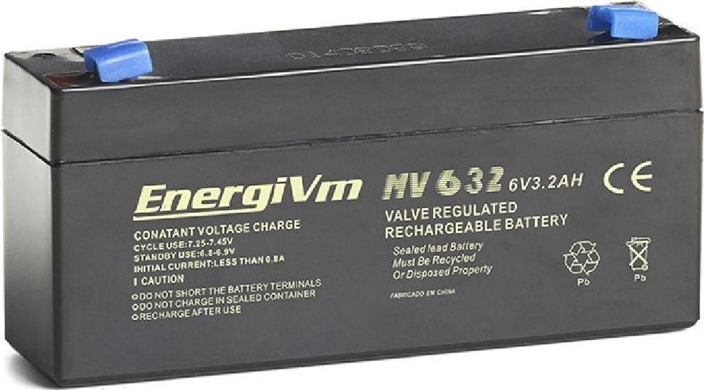 Bleiakku EnergiVM 6V 3.2Ah MV632